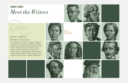 Web: Meet the Writers Landing Screen